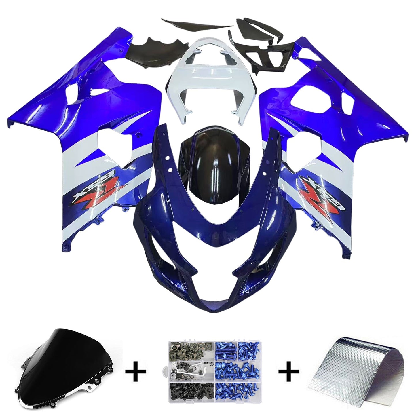 2004-2005 Suzuki GSXR 600/750 K4 Fairing Kit Bodywork Plastic ABS