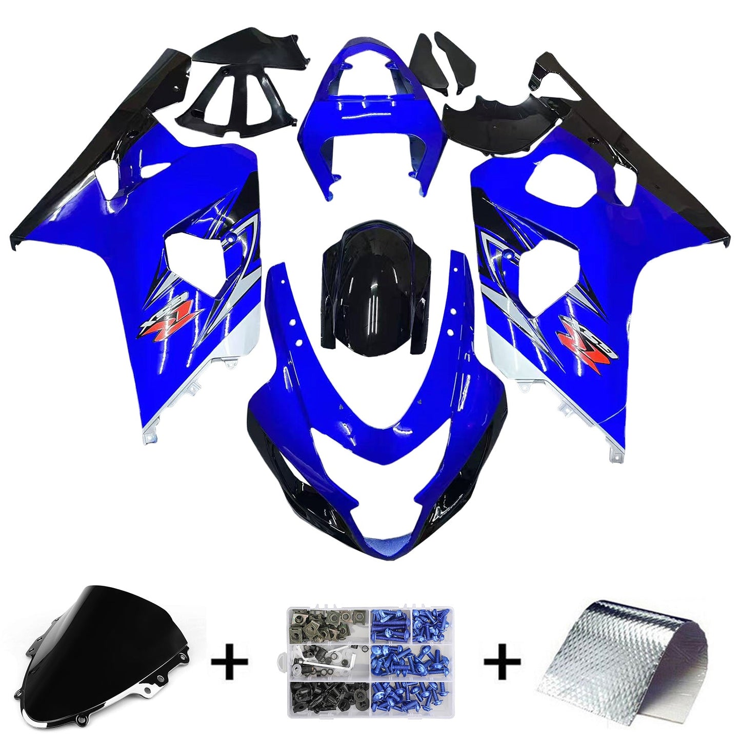 2004-2005 Suzuki GSXR 600/750 K4 Fairing Kit Bodywork Plastic ABS