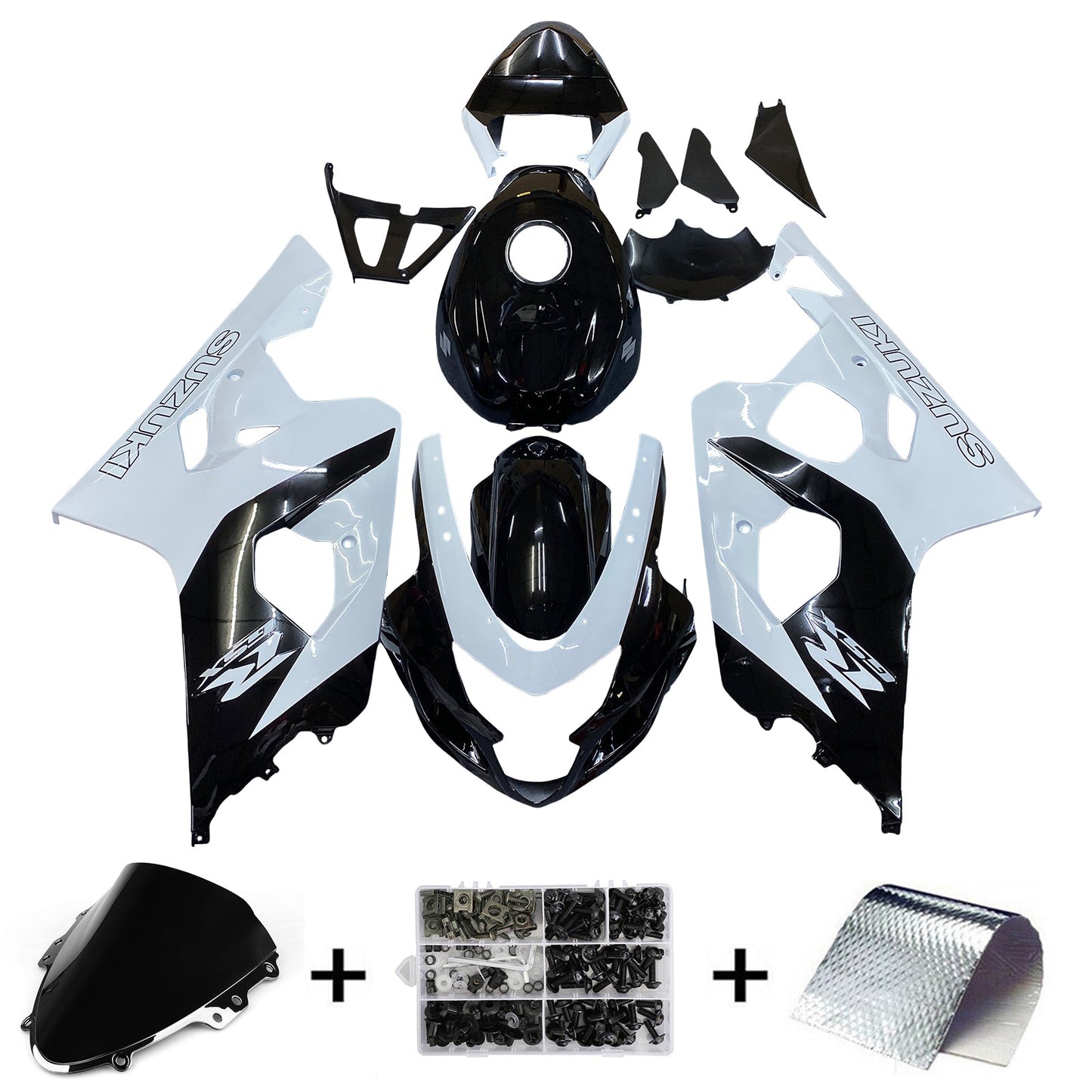 2004-2005 Suzuki GSXR 600/750 K4 Fairing Kit Bodywork Plastic ABS
