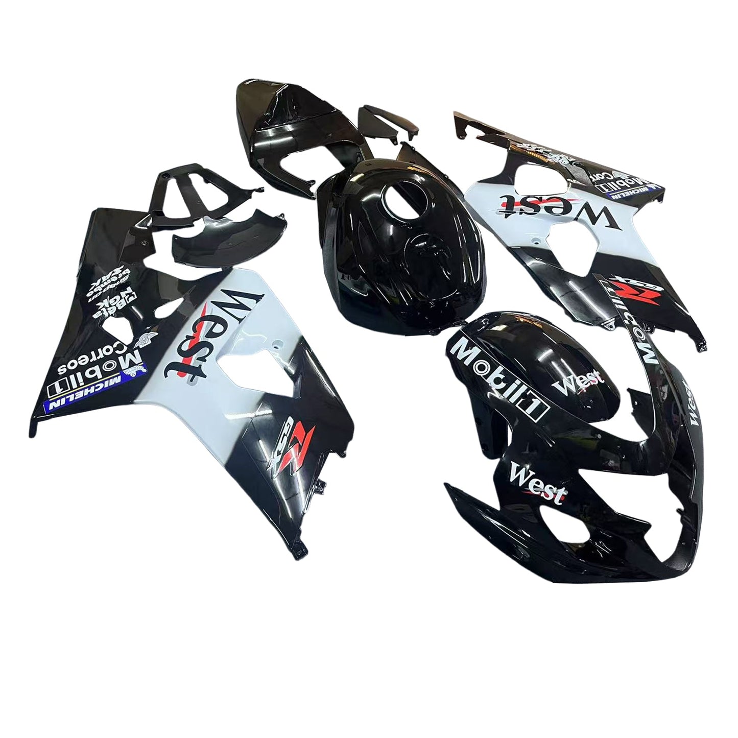 2004-2005 Suzuki GSXR 600/750 K4 Fairing Kit Bodywork Plastic ABS