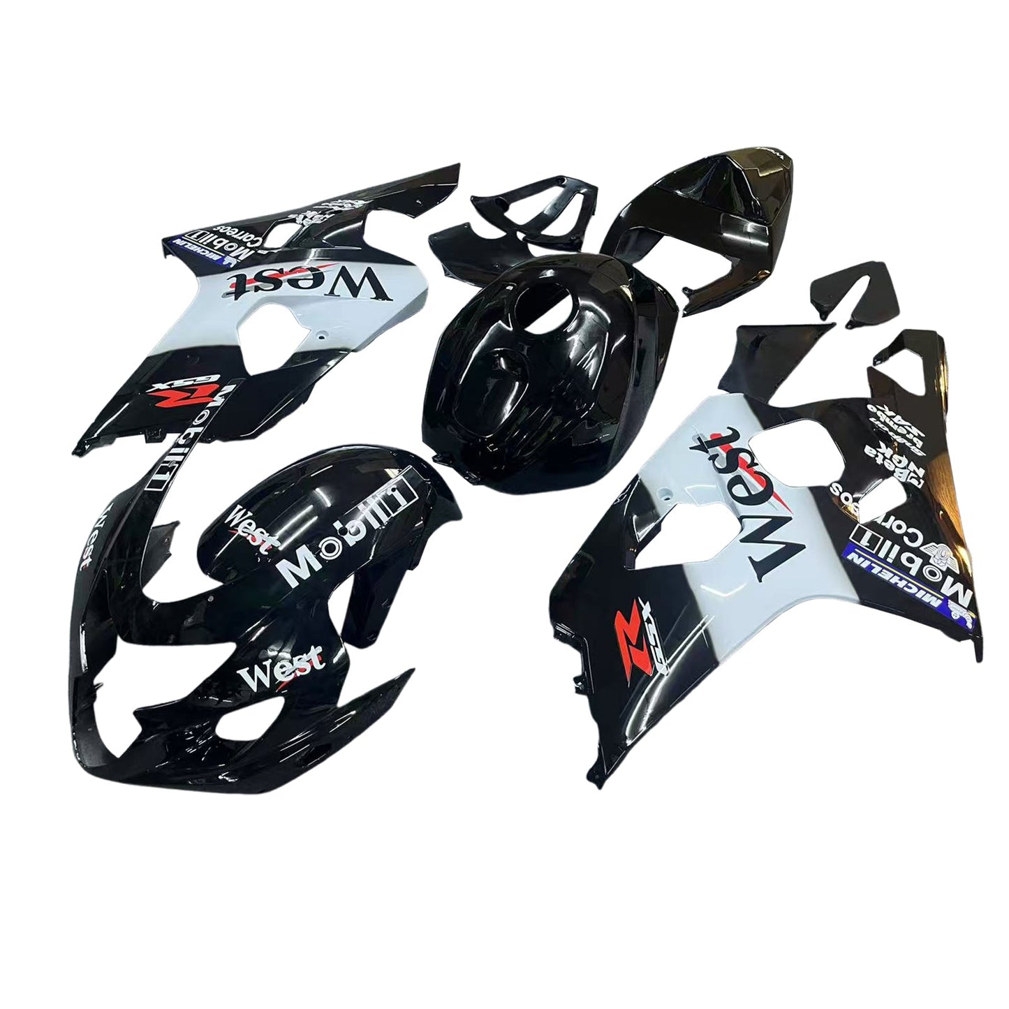 2004-2005 Suzuki GSXR 600/750 K4 Fairing Kit Bodywork Plastic ABS