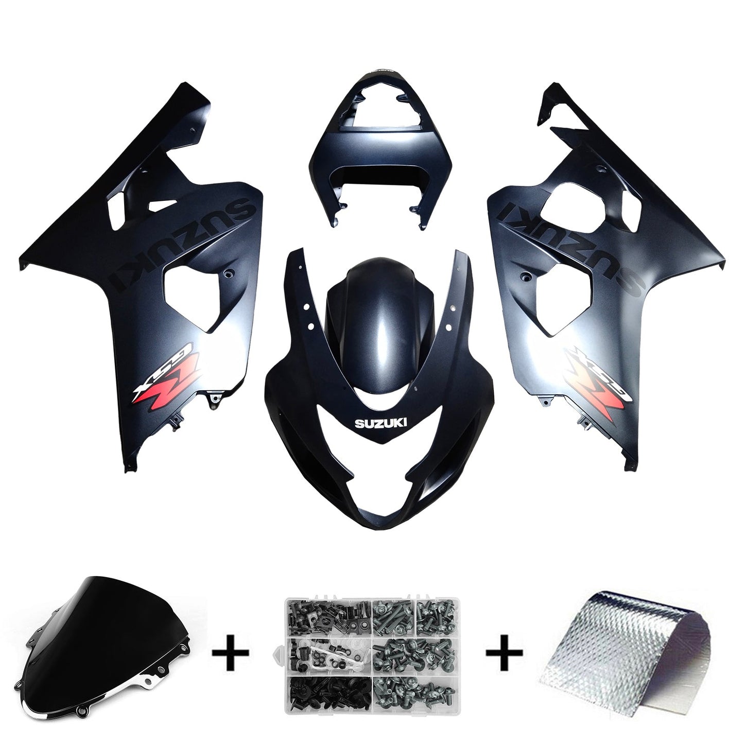 2004-2005 Suzuki GSXR 600/750 K4 Fairing Kit Bodywork Plastic ABS