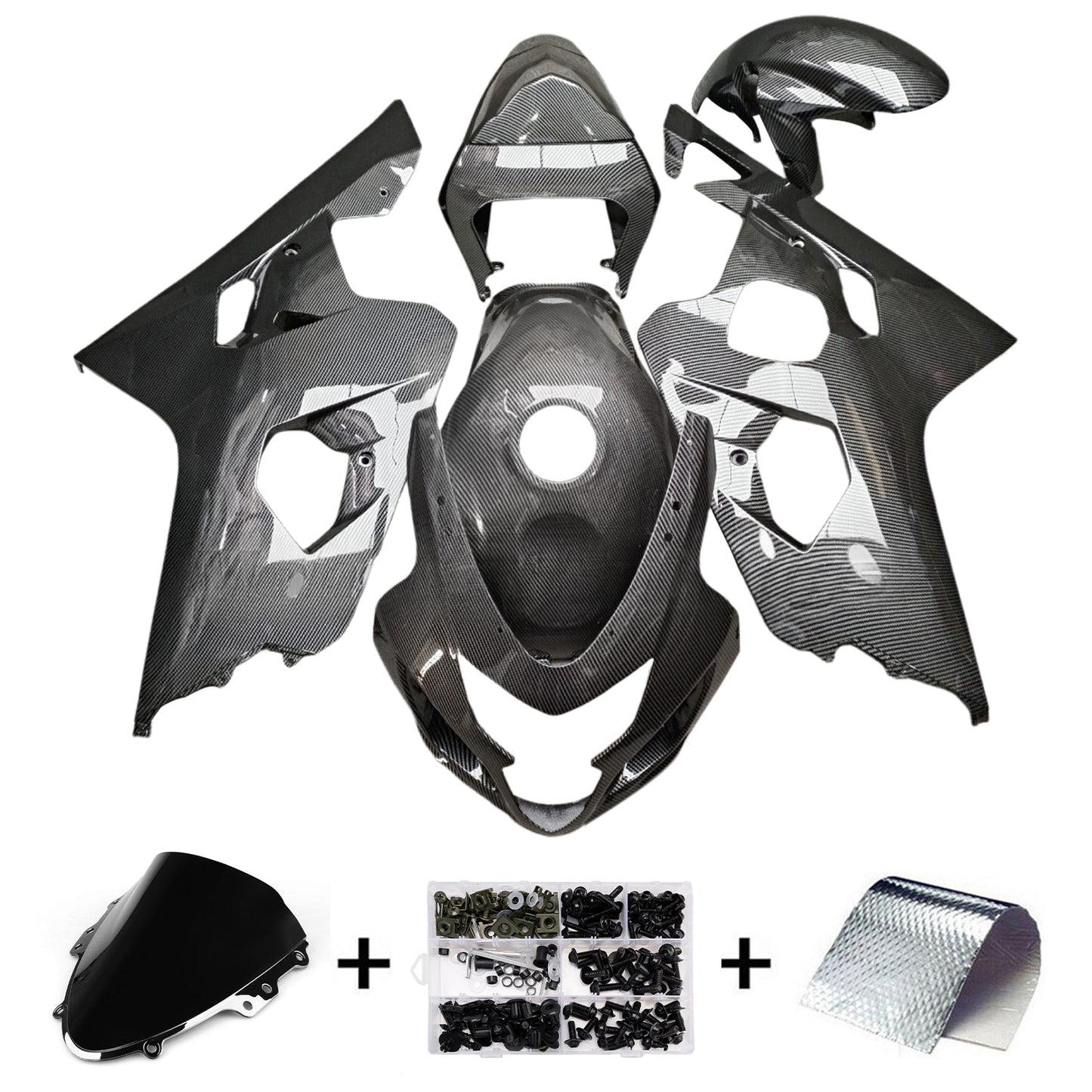 2004-2005 Suzuki GSXR 600/750 K4 Fairing Kit Bodywork Plastic ABS