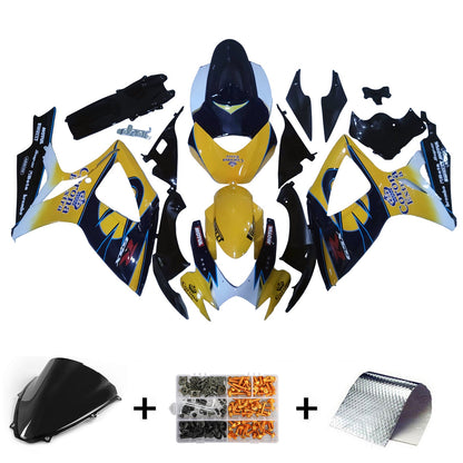 2006-2007 Fairings Suzuki GSXR 600 750 Yellow Blue Corona GSXR Generic