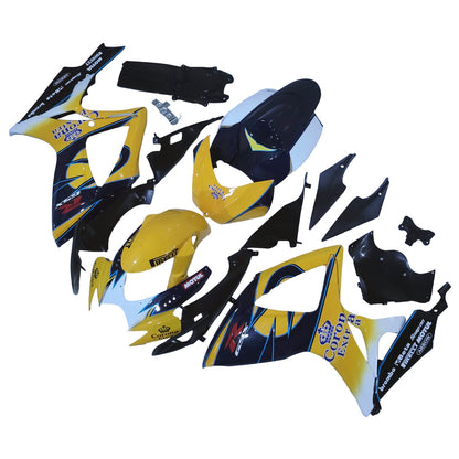 2006-2007 Fairings Suzuki GSXR 600 750 Yellow Blue Corona GSXR Generic