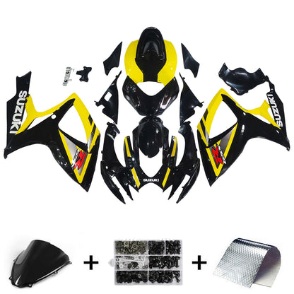 2006-2007 Suzuki GSXR 600 750 Black & Yellow GSXR  Generic