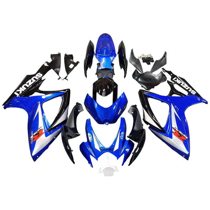 2006-2007 Fairings Suzuki GSXR 600 750 Blue & Black GSXR