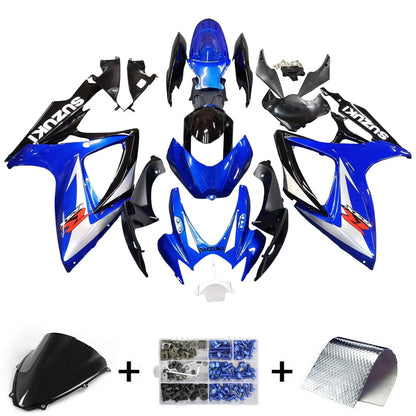 2006-2007 Fairings Suzuki GSXR 600 750 Blue & Black GSXR