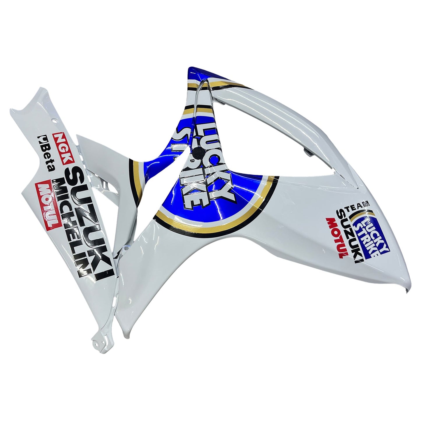 2006-2007 Fairings Suzuki GSXR 600 750 White Blue Lucky Strike Generic