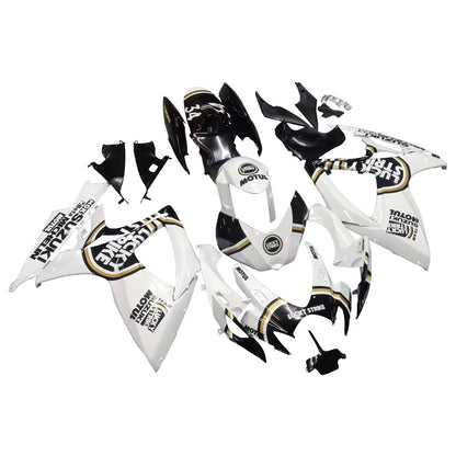 2006-2007 Fairings Suzuki GSXR 600 750 White Black Lucky Strike Generic