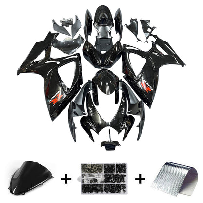 2006-2007 Fairing Kit For SUZUKI GSXR 600 750 06 07 Black Generic