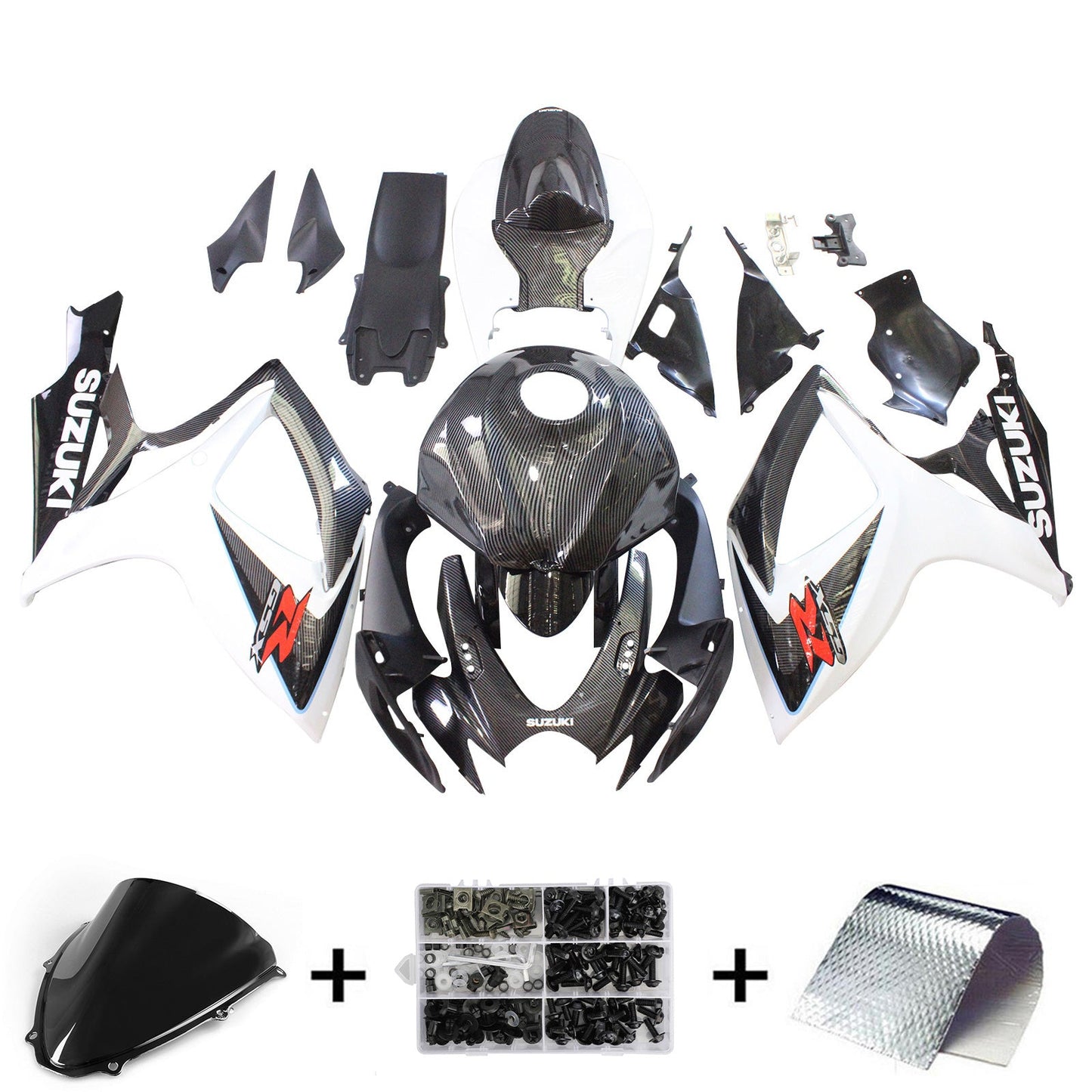 2006-2007 Suzuki GSXR 600/750 K6 Fairing Kit Bodywork Plastic ABS