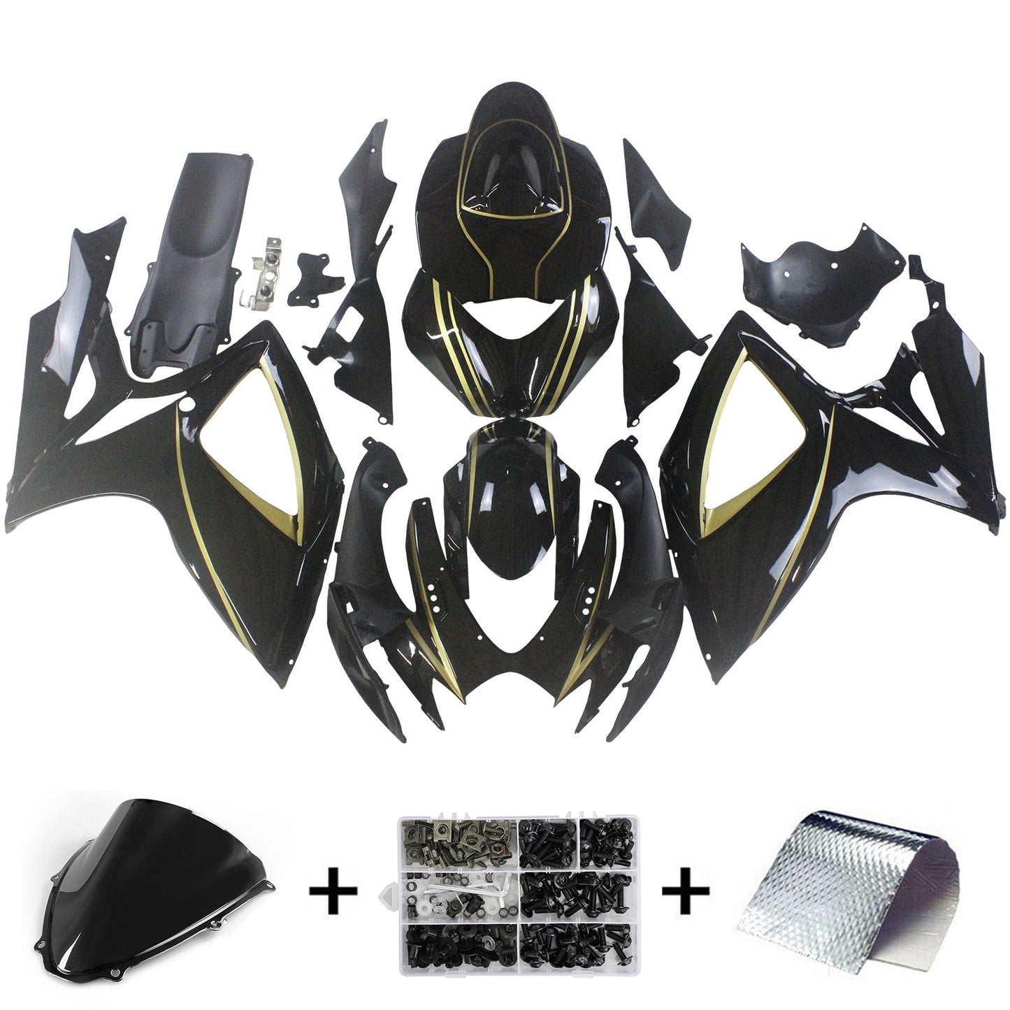 2006-2007 Suzuki GSXR 600/750 K6 Fairing Kit Bodywork Plastic ABS