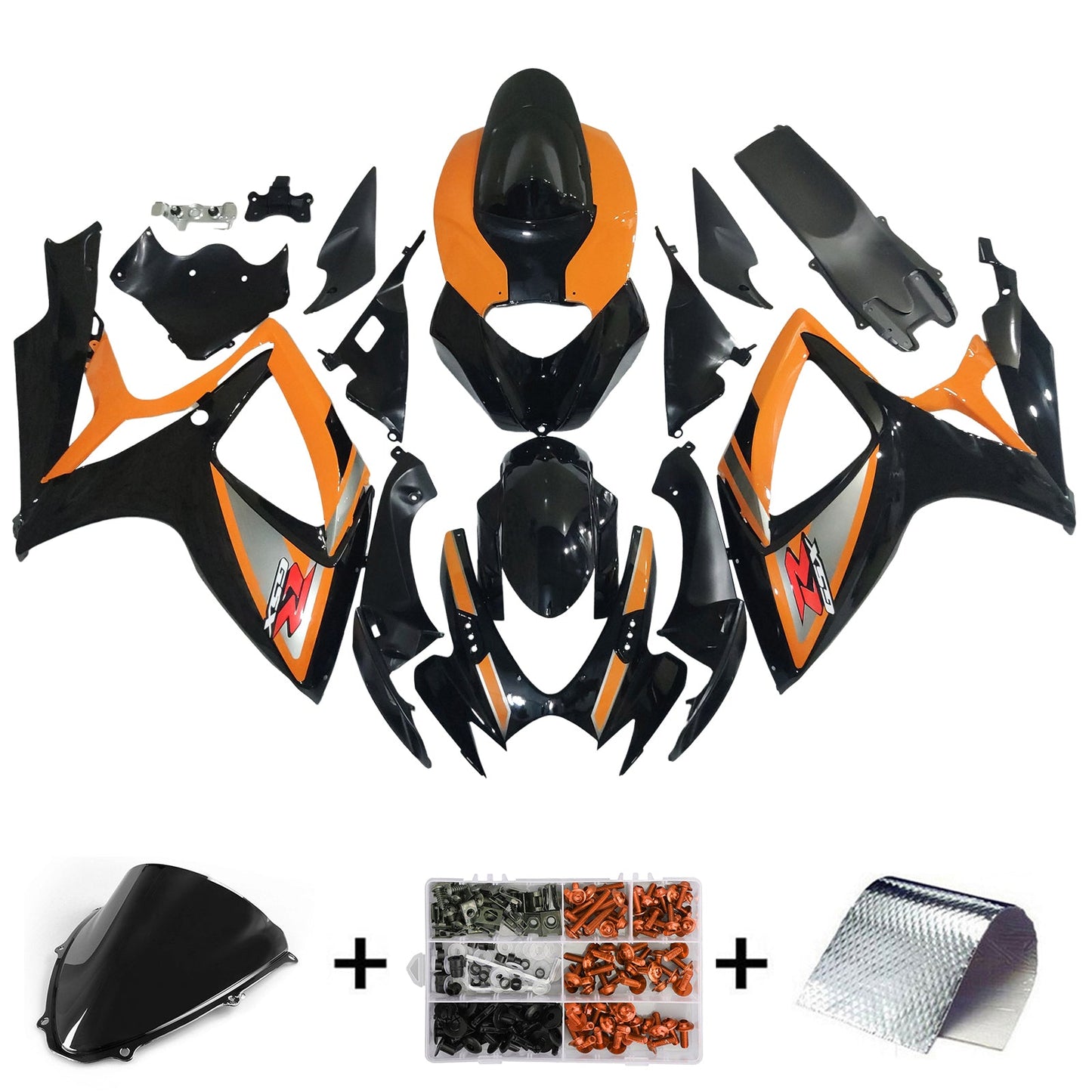 2006-2007 Suzuki GSXR 600/750 K6 Fairing Kit Bodywork Plastic ABS