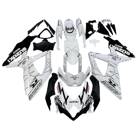 2008-2010 Suzuki GSXR 600 750 White Alstare Corona