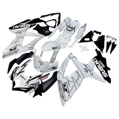 2008-2010 Suzuki GSXR 600 750 White Alstare Corona
