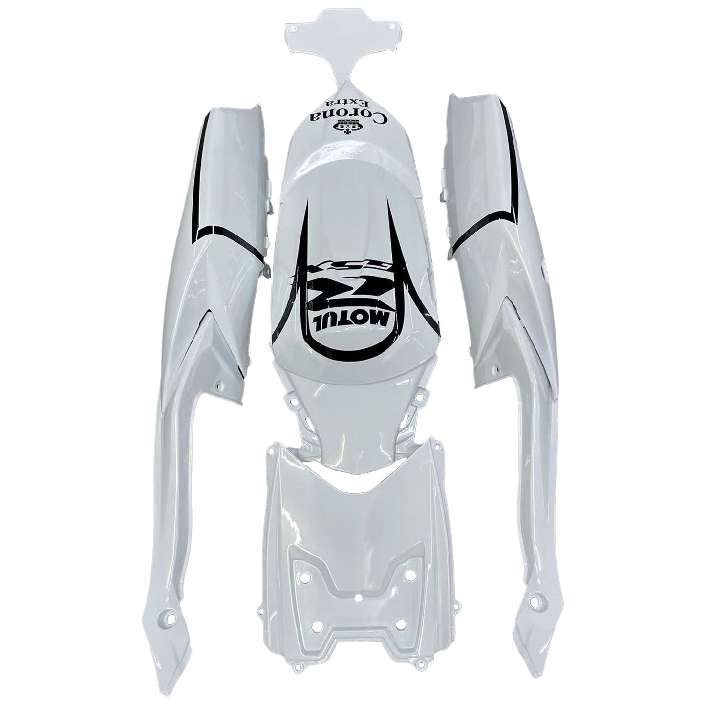 2008-2010 Suzuki GSXR 600 750 White Alstare Corona