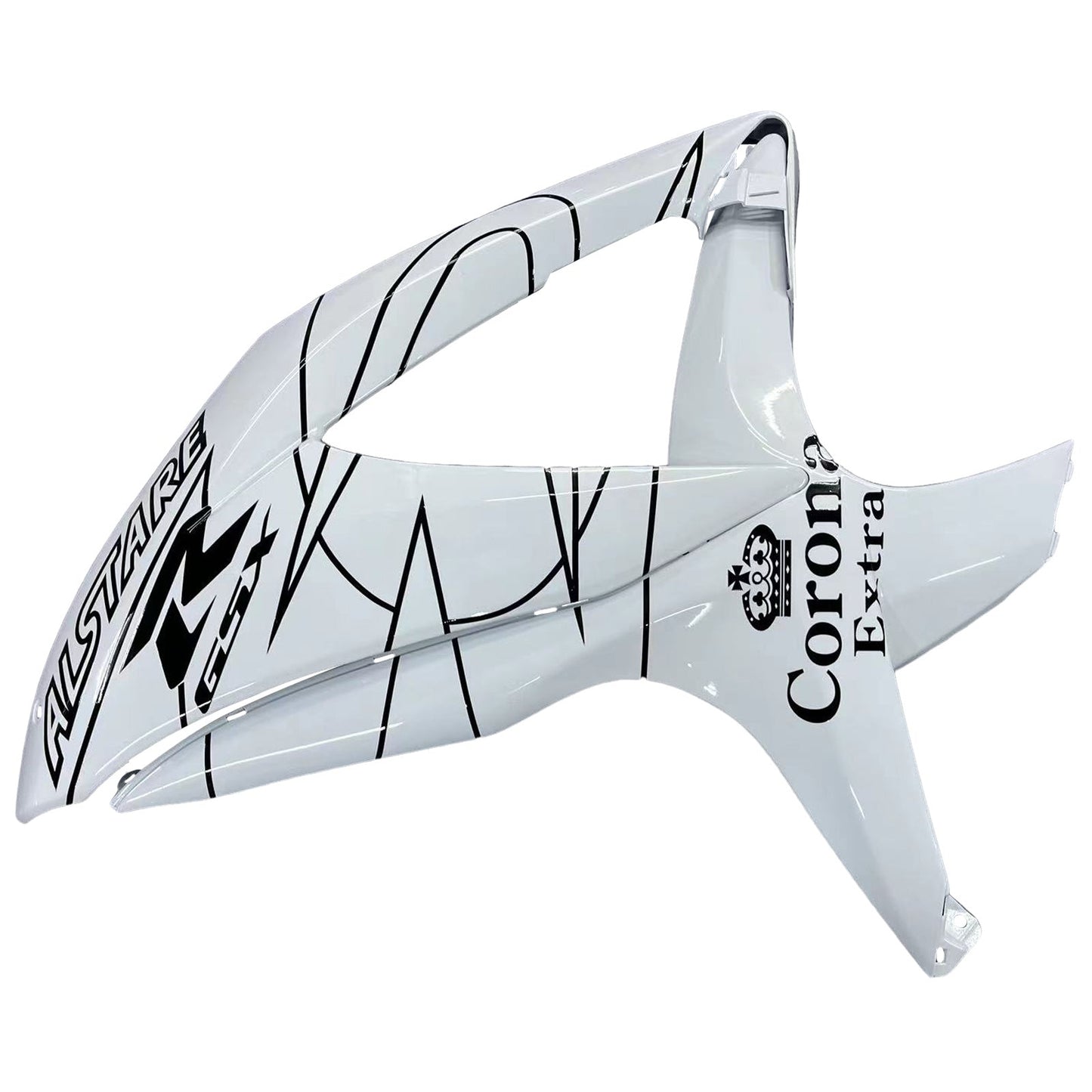 2008-2010 Suzuki GSXR 600 750 White Alstare Corona