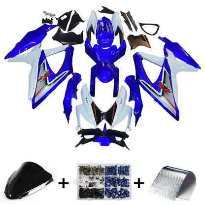 2008-2010 Suzuki GSXR 600 750 White & Blue GSXR  Generic