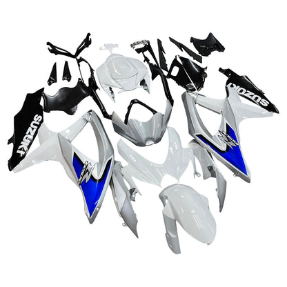 2008-2010 Fairings Suzuki GSXR 600 750 Silver White GSXR