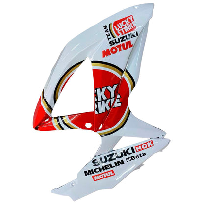 2008-2010 Fairings Suzuki GSXR 600 750 White Red Lucky Strike Generic