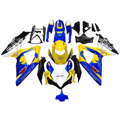 2008-2010 Fairings Suzuki GSXR 600 750 Yellow Blue Alstare Corona
