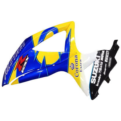2008-2010 Fairings Suzuki GSXR 600 750 Yellow Blue Alstare Corona
