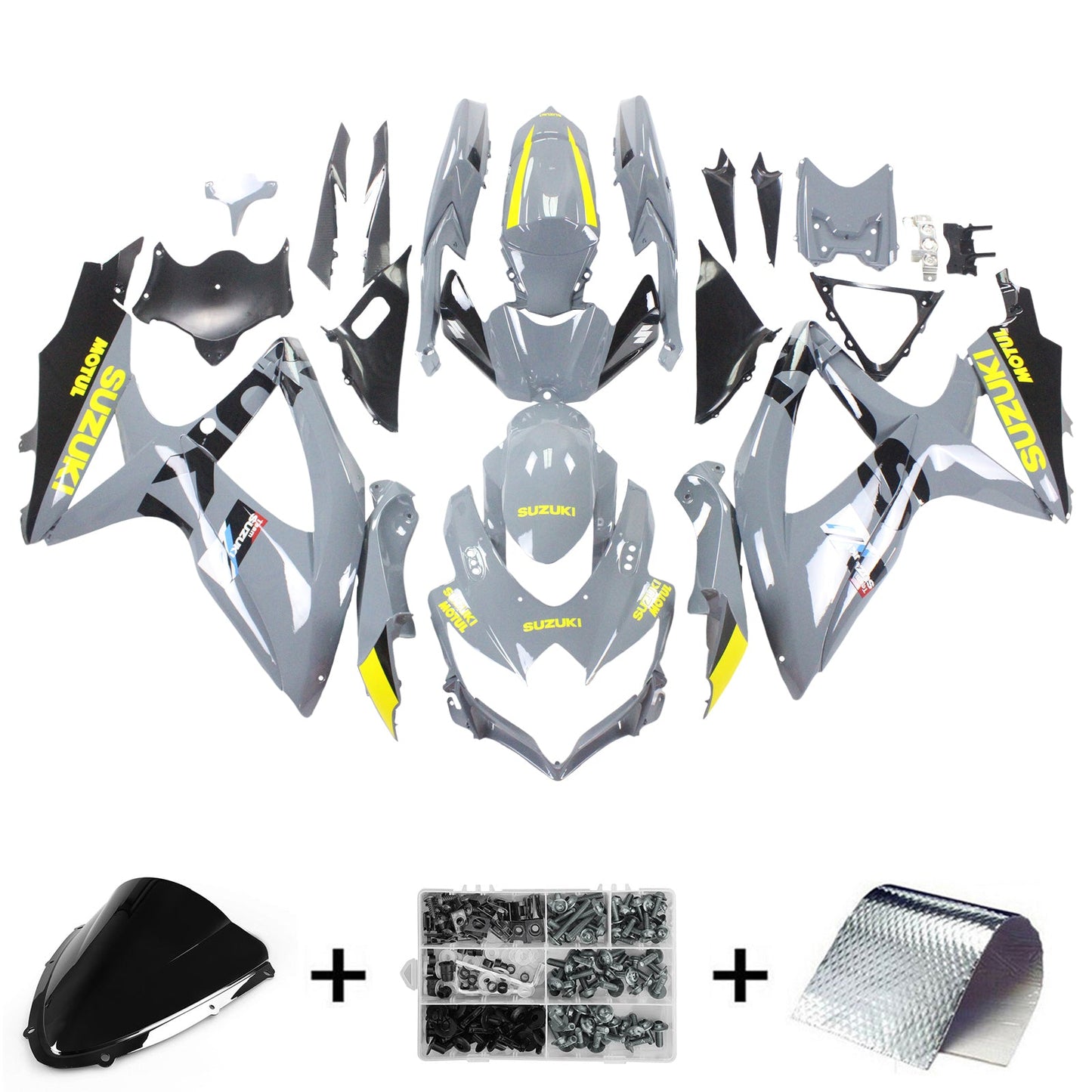 2008-2010 Suzuki GSXR 600/750 K8 Fairing Kit Bodywork Plastic ABS