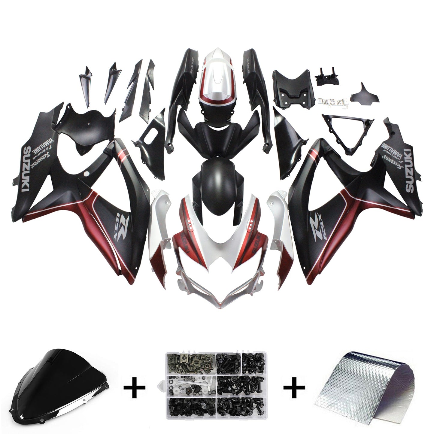 2008-2010 Suzuki GSXR 600/750 K8 Fairing Kit Bodywork Plastic ABS