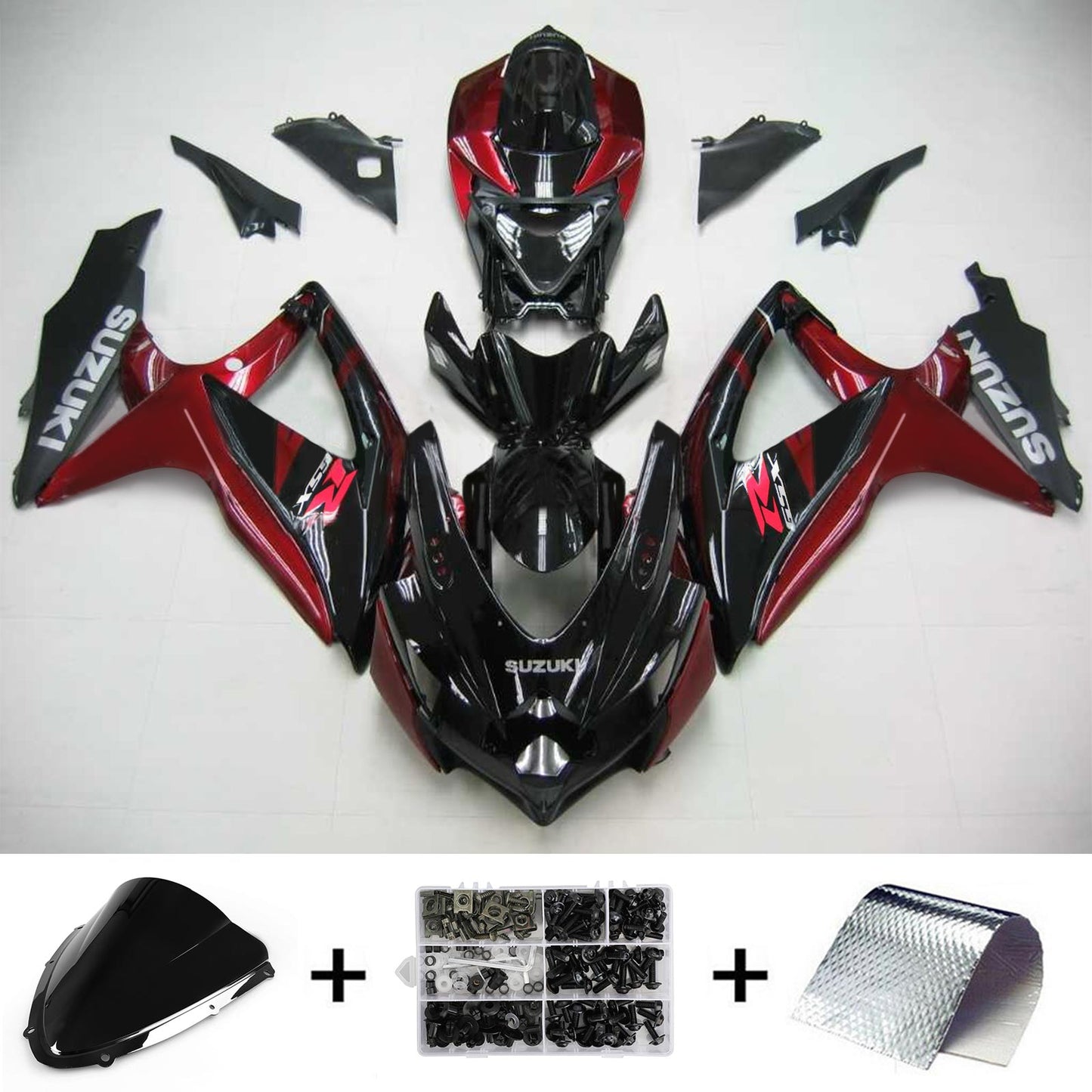 2008-2010 Suzuki GSXR 600/750 Fairing Kit Bodywork Plastic ABS K8