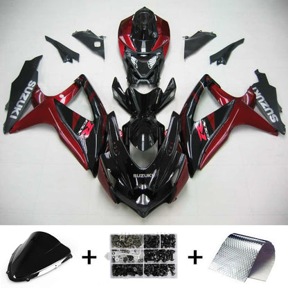 2008-2010 Suzuki GSXR 600/750 Fairing Kit Bodywork Plastic ABS K8