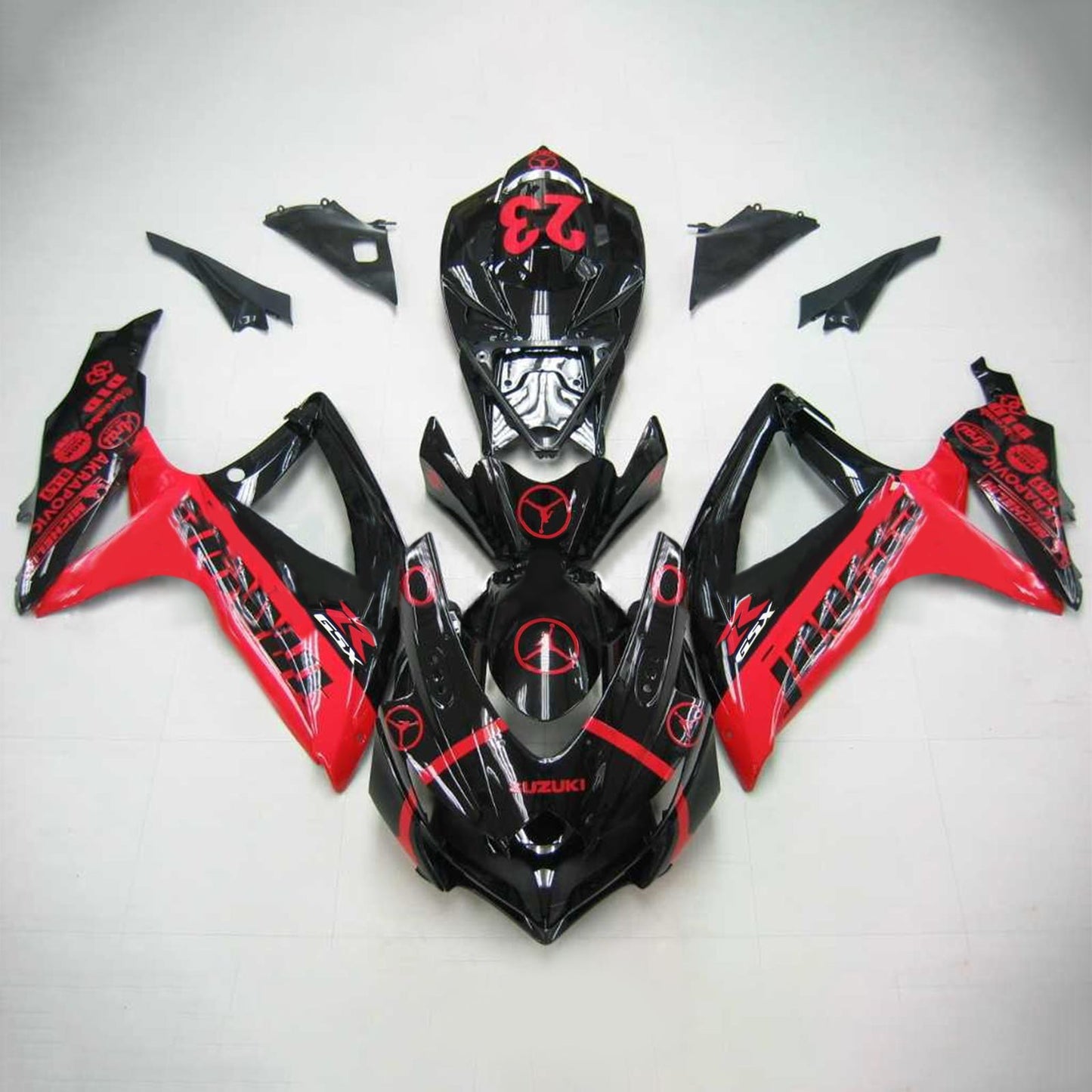 2008-2010 Suzuki GSXR 600/750 Fairing Kit Bodywork Plastic ABS K8