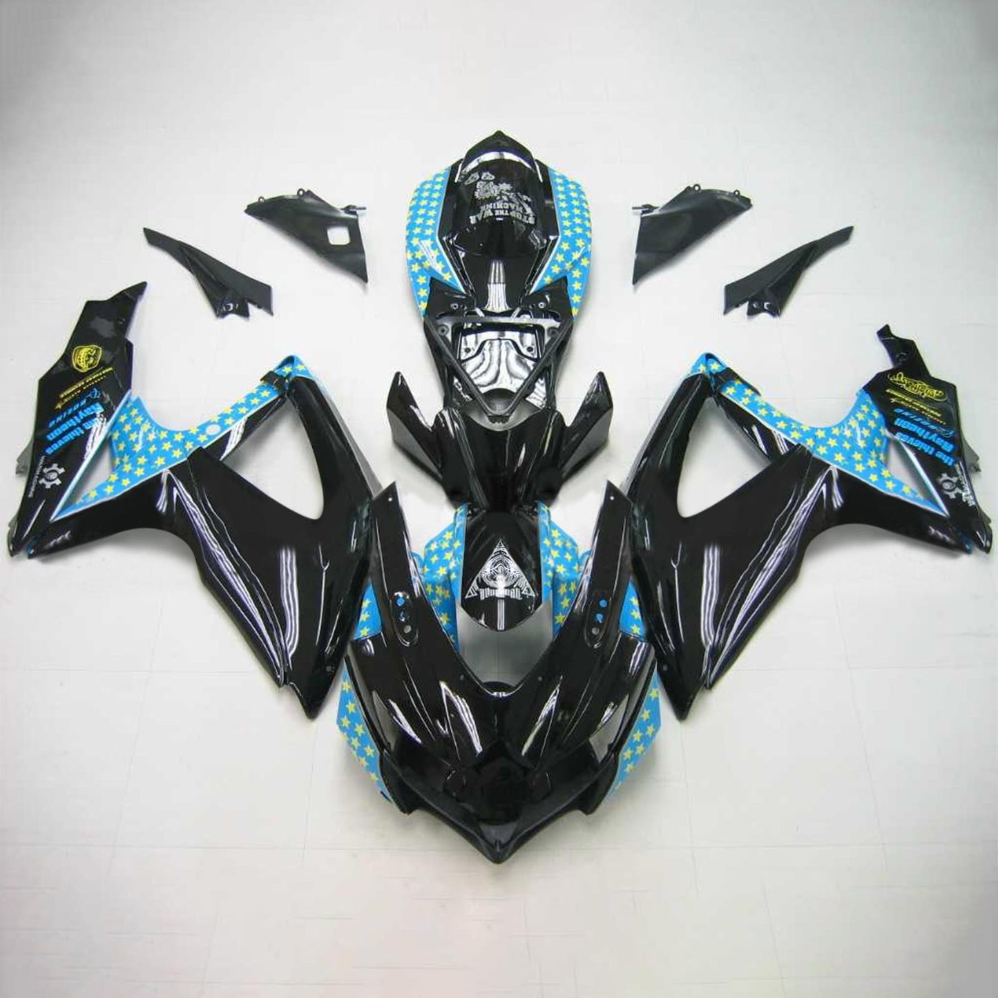 2008-2010 Suzuki GSXR 600/750 Fairing Kit Bodywork Plastic ABS K8