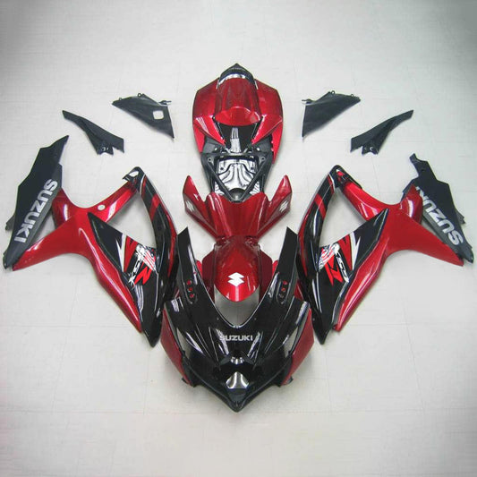 2008-2010 Suzuki GSXR 600/750 Fairing Kit Bodywork Plastic ABS K8