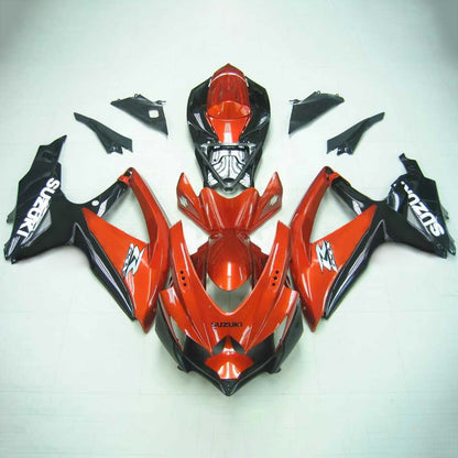 2008-2010 Suzuki GSXR 600/750 Fairing Kit Bodywork Plastic ABS K8