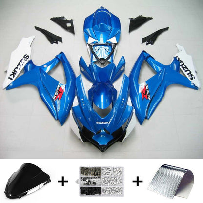 2008-2010 Suzuki GSXR 600/750 Fairing Kit Bodywork Plastic ABS K8