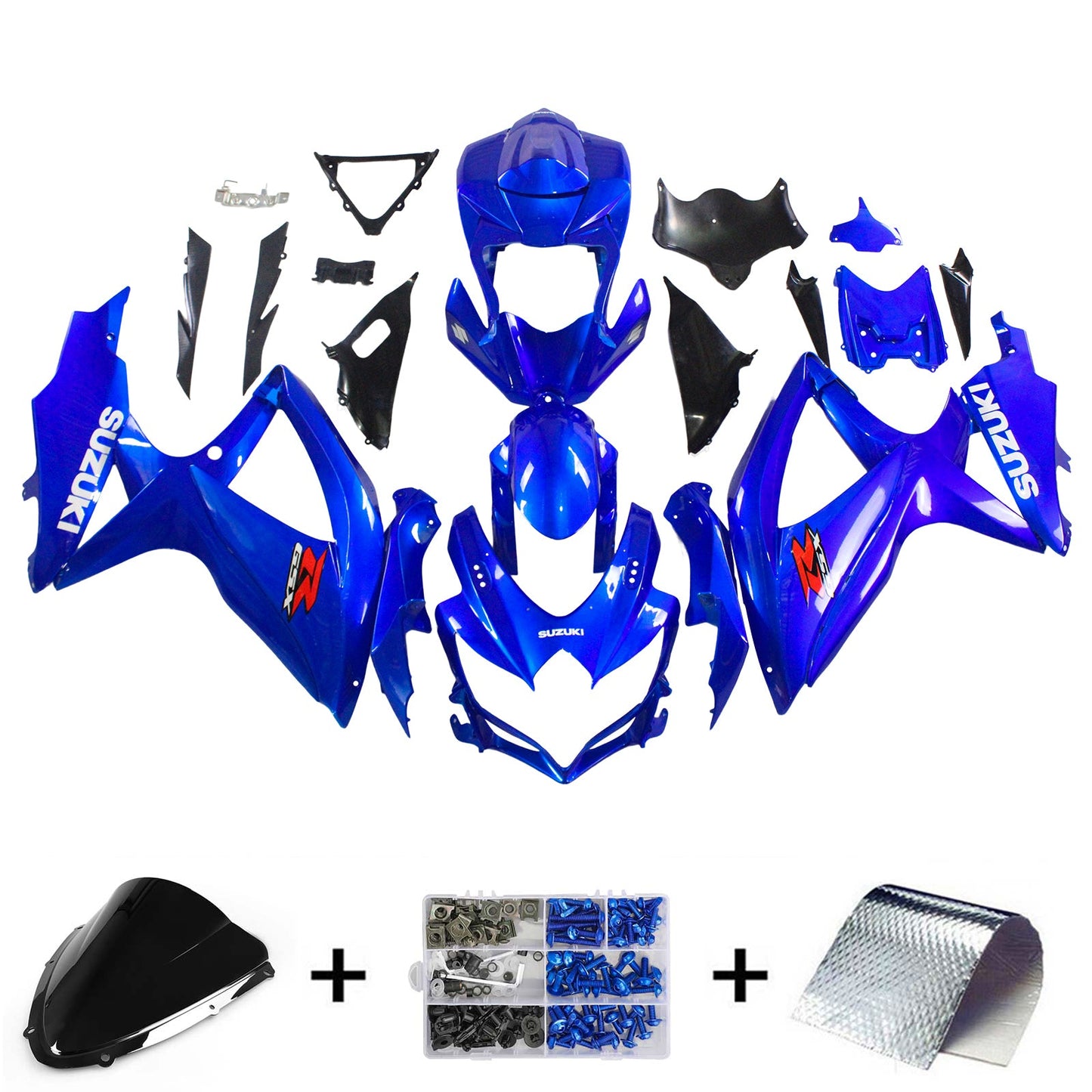 2008-2010 Suzuki GSXR 600/750 Fairing Kit Bodywork Plastic ABS K8