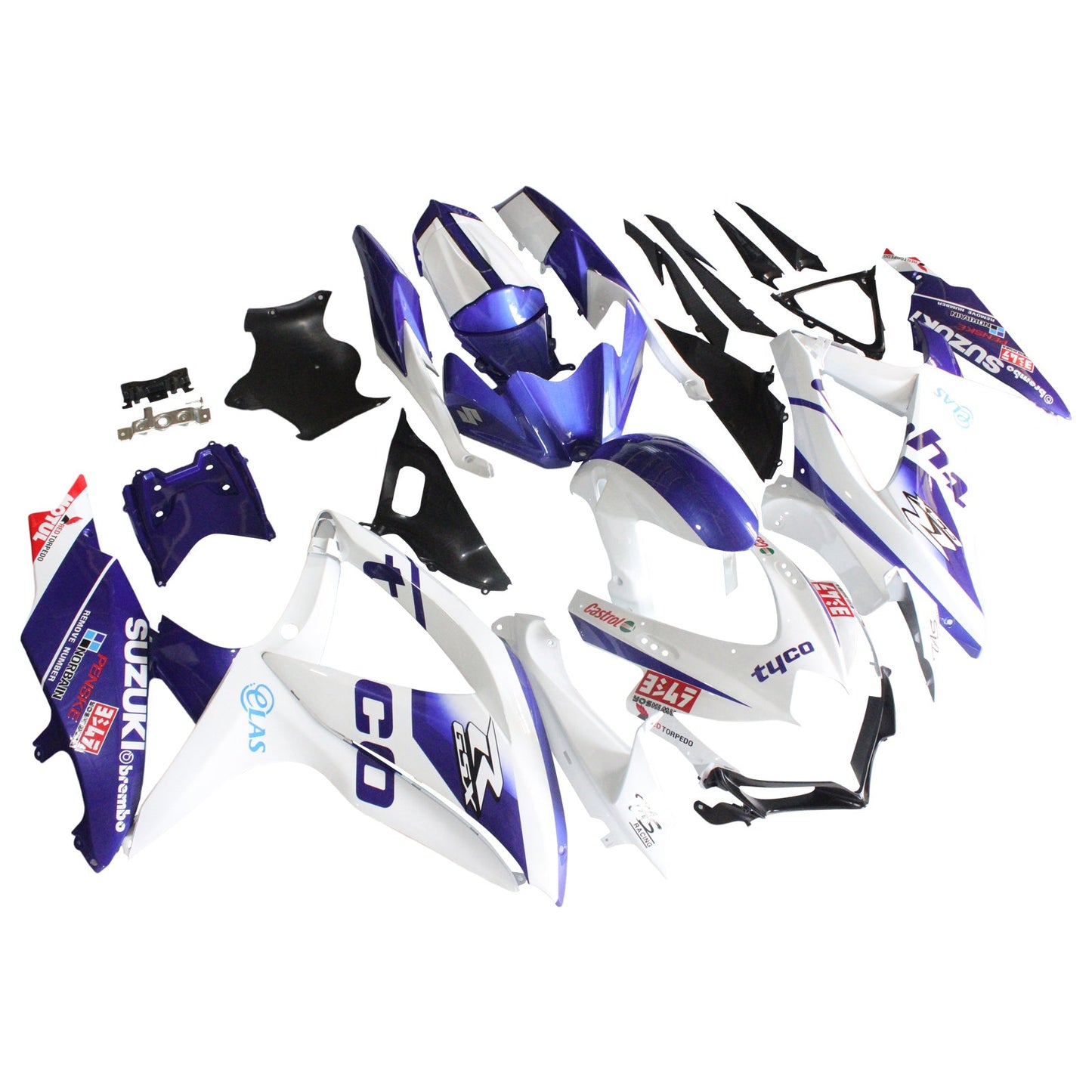 2008-2010 Suzuki GSXR 600/750 Fairing Kit Bodywork Plastic ABS K8