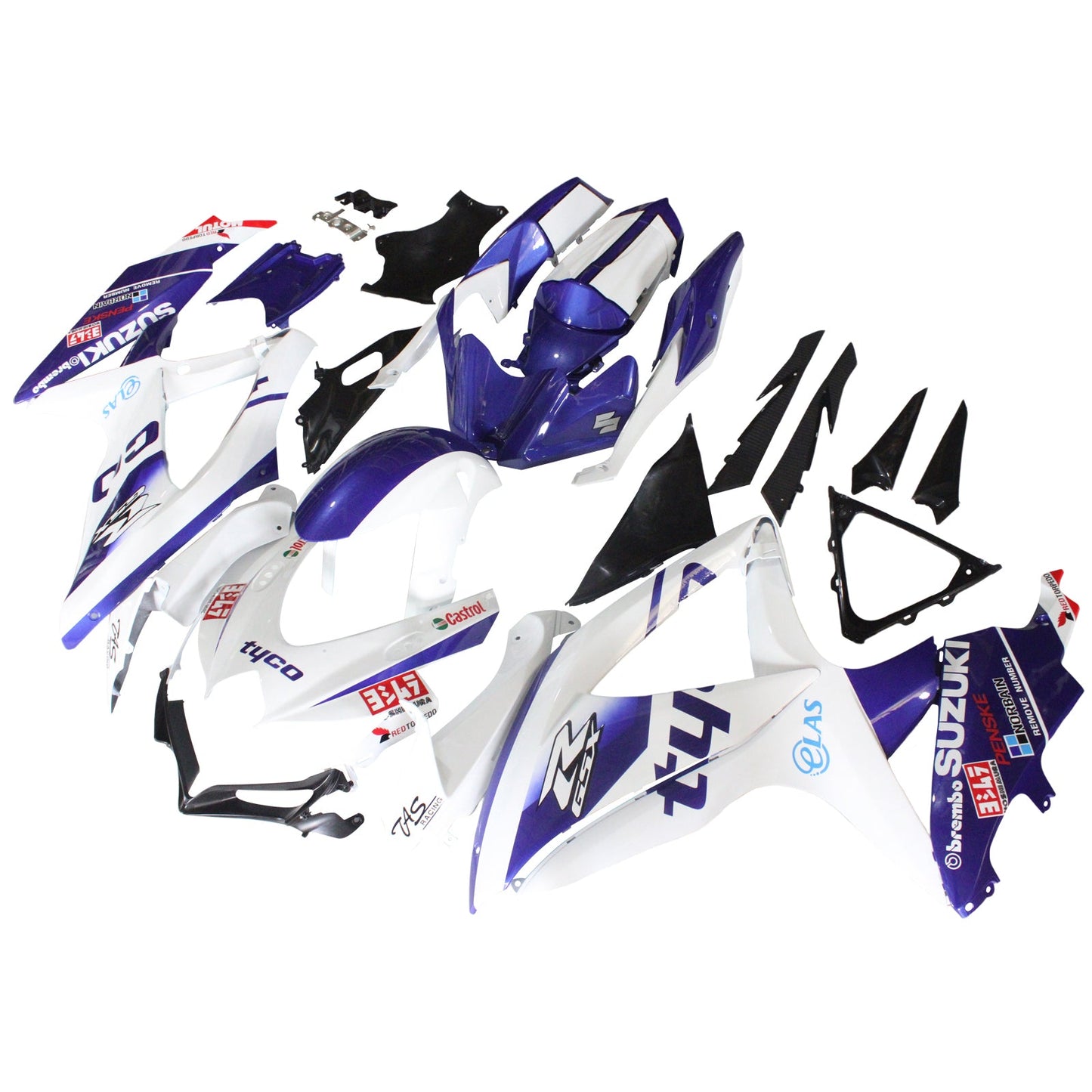 2008-2010 Suzuki GSXR 600/750 Fairing Kit Bodywork Plastic ABS K8