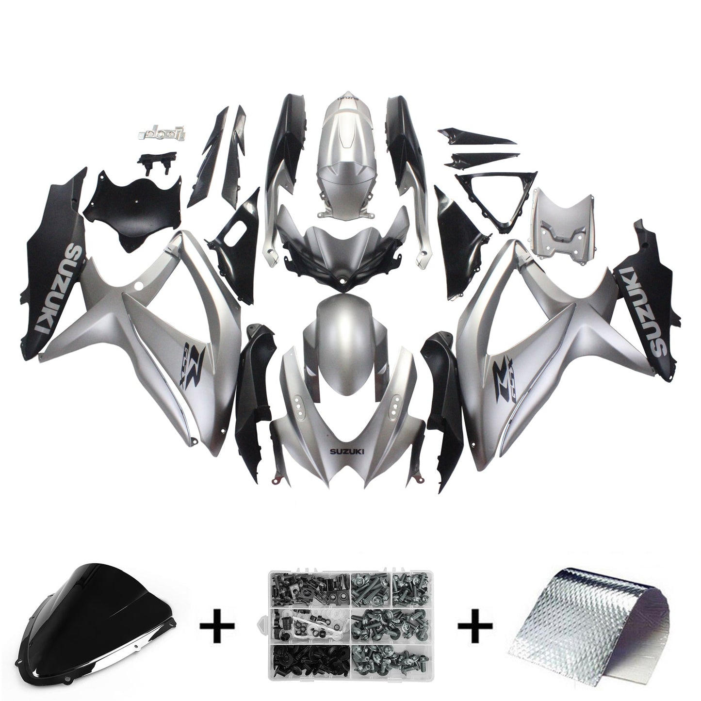 2008-2010 Suzuki GSXR 600/750 Fairing Kit Bodywork Plastic ABS K8