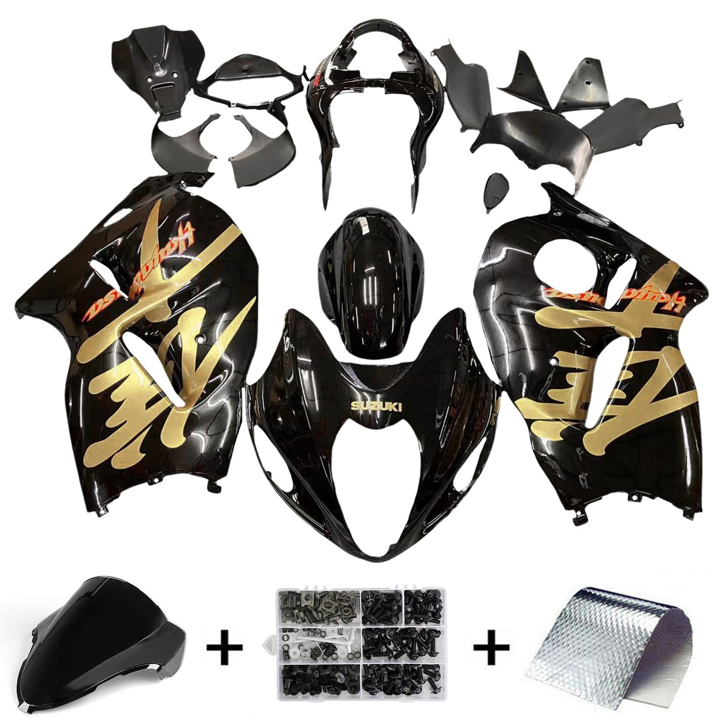 1999-2007 Suzuki Hayabusa GSXR1300 Fairing Kit Bodywork Plastic ABS