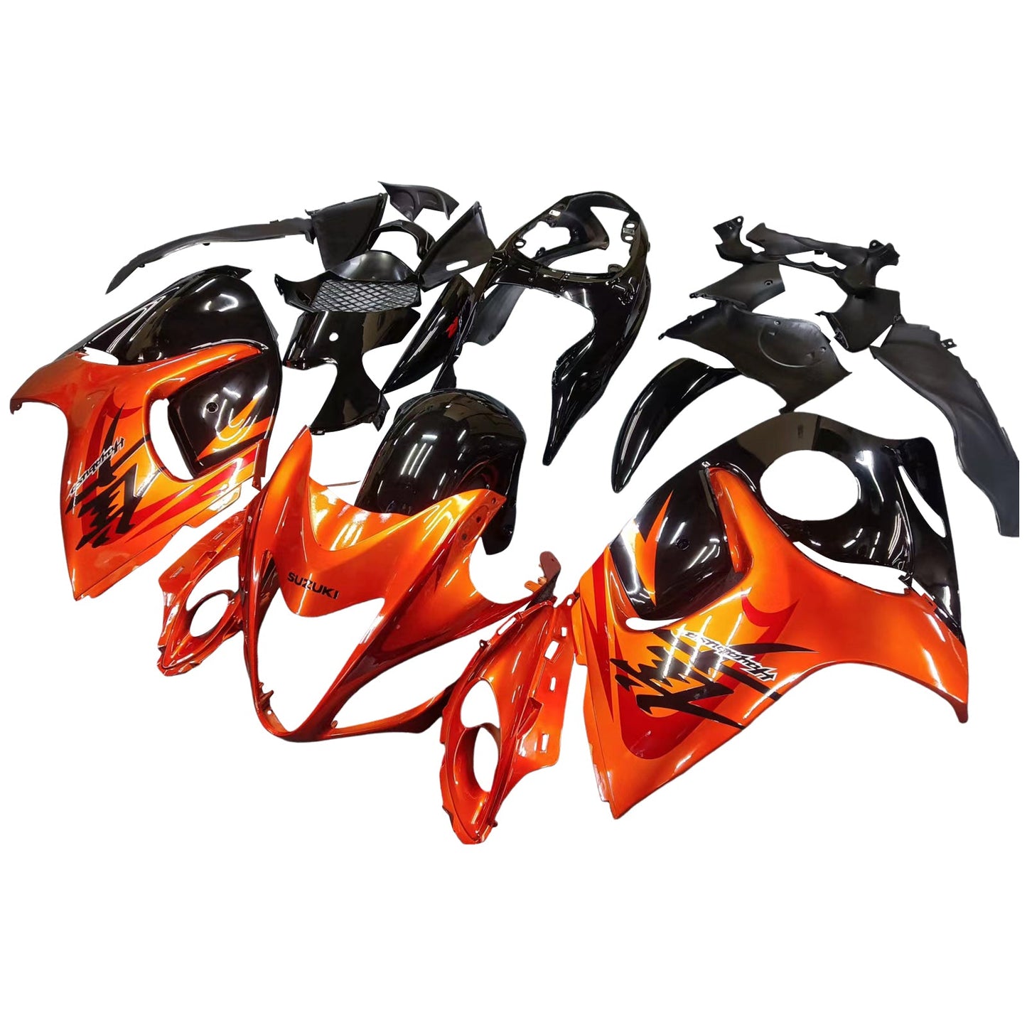 2008-2020 Suzuki GSX 1300 Hayabusa Orange Metallic & Black Hayabusa Generic