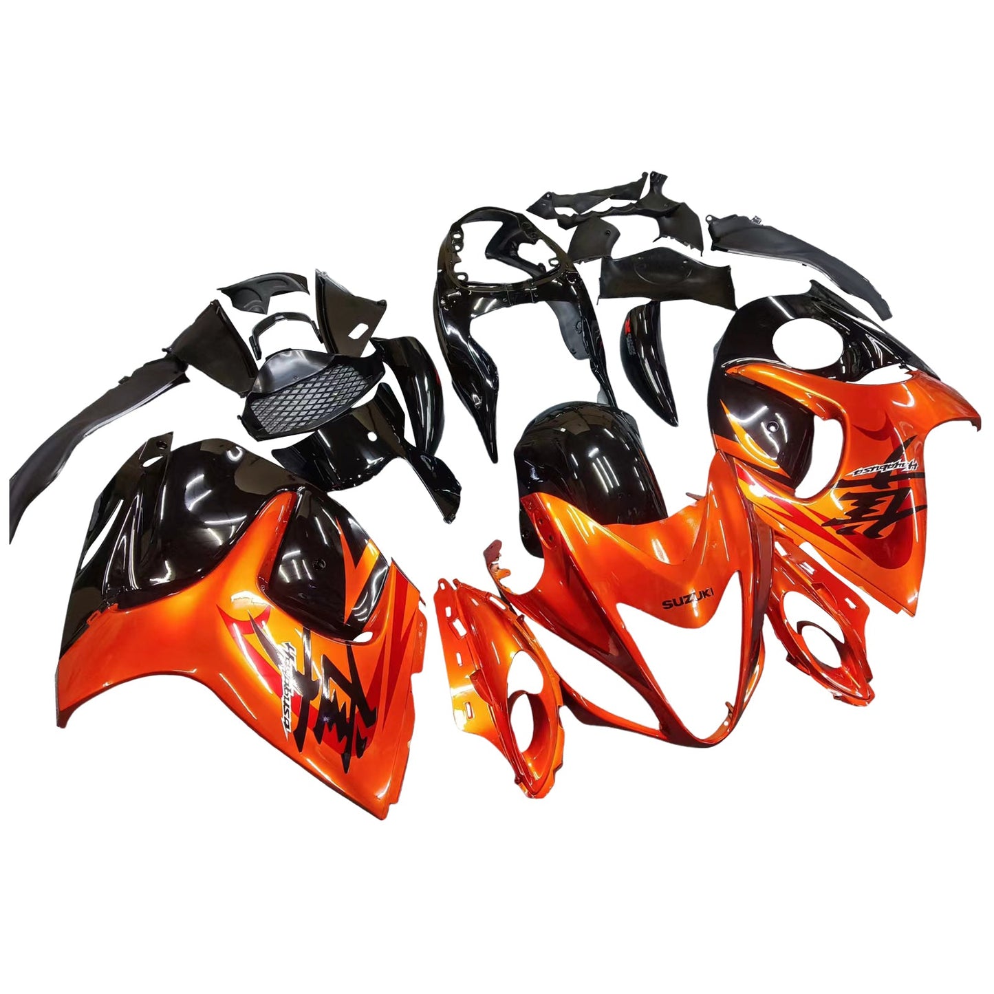 2008-2020 Suzuki GSX 1300 Hayabusa Orange Metallic & Black Hayabusa Generic