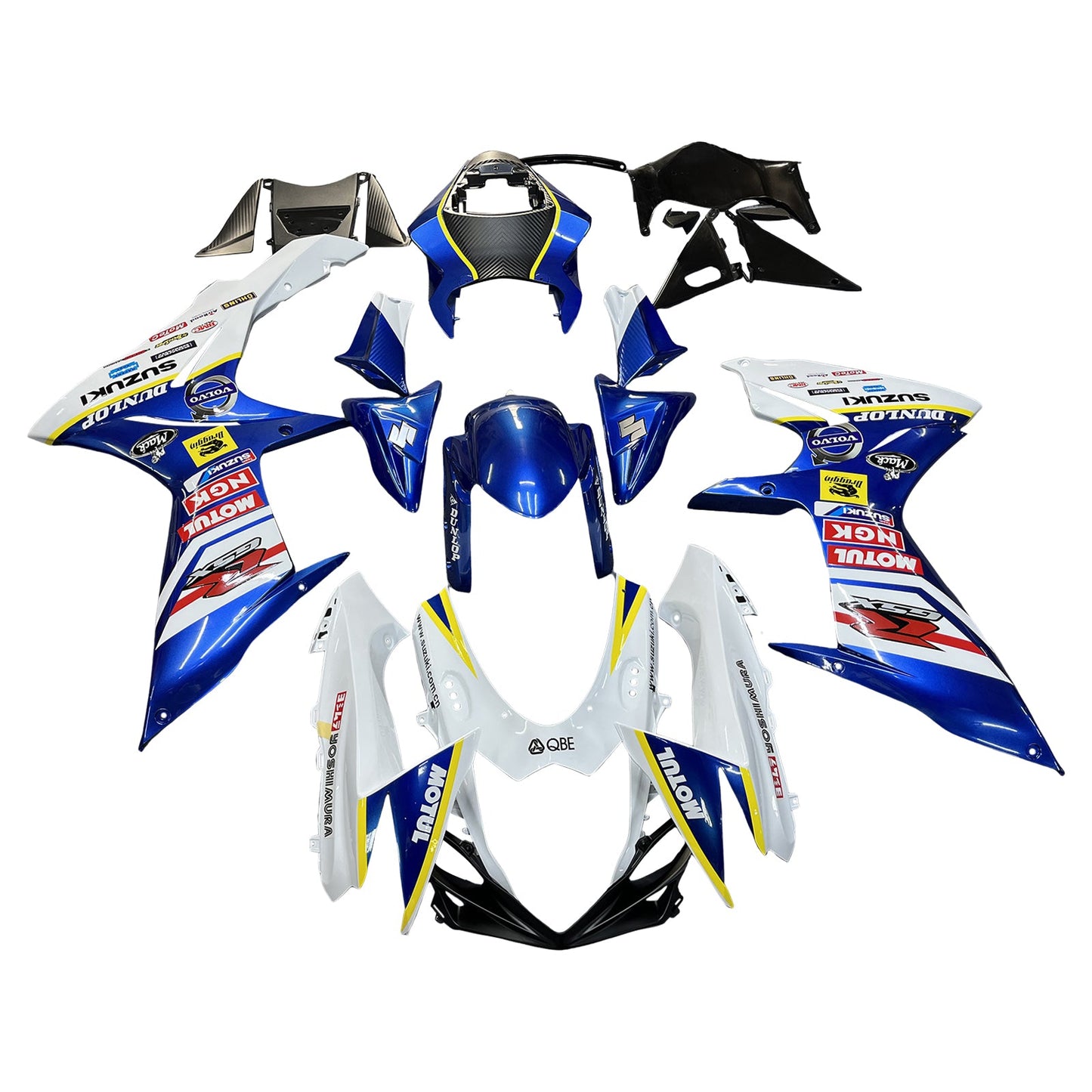 2011-2024 Fairings Plastics Suzuki GSXR 600/750 K11 Blue White Dunlop Generic