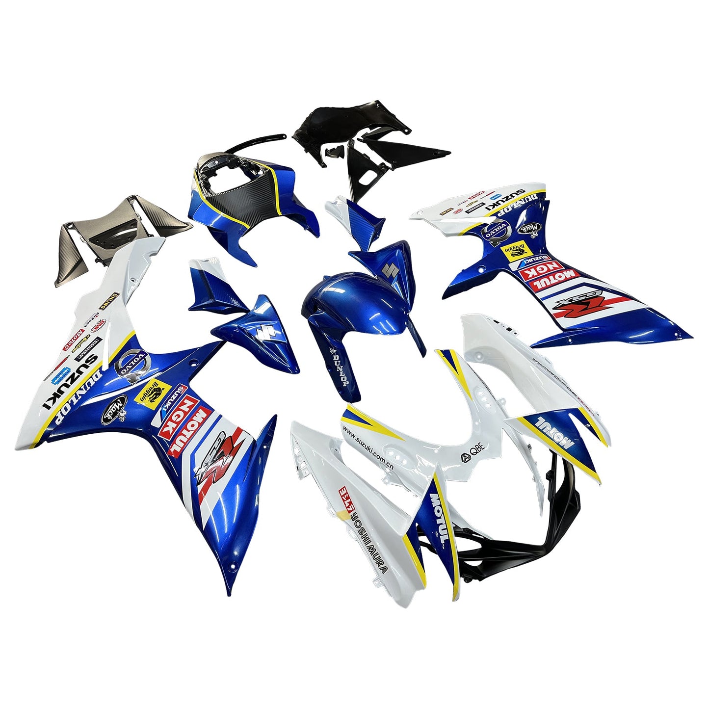 2011-2024 Fairings Plastics Suzuki GSXR 600/750 K11 Blue White Dunlop Generic