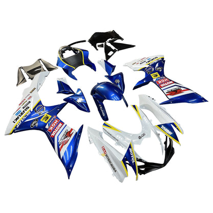 2011-2024 Fairings Plastics Suzuki GSXR 600/750 K11 Blue White Dunlop Generic