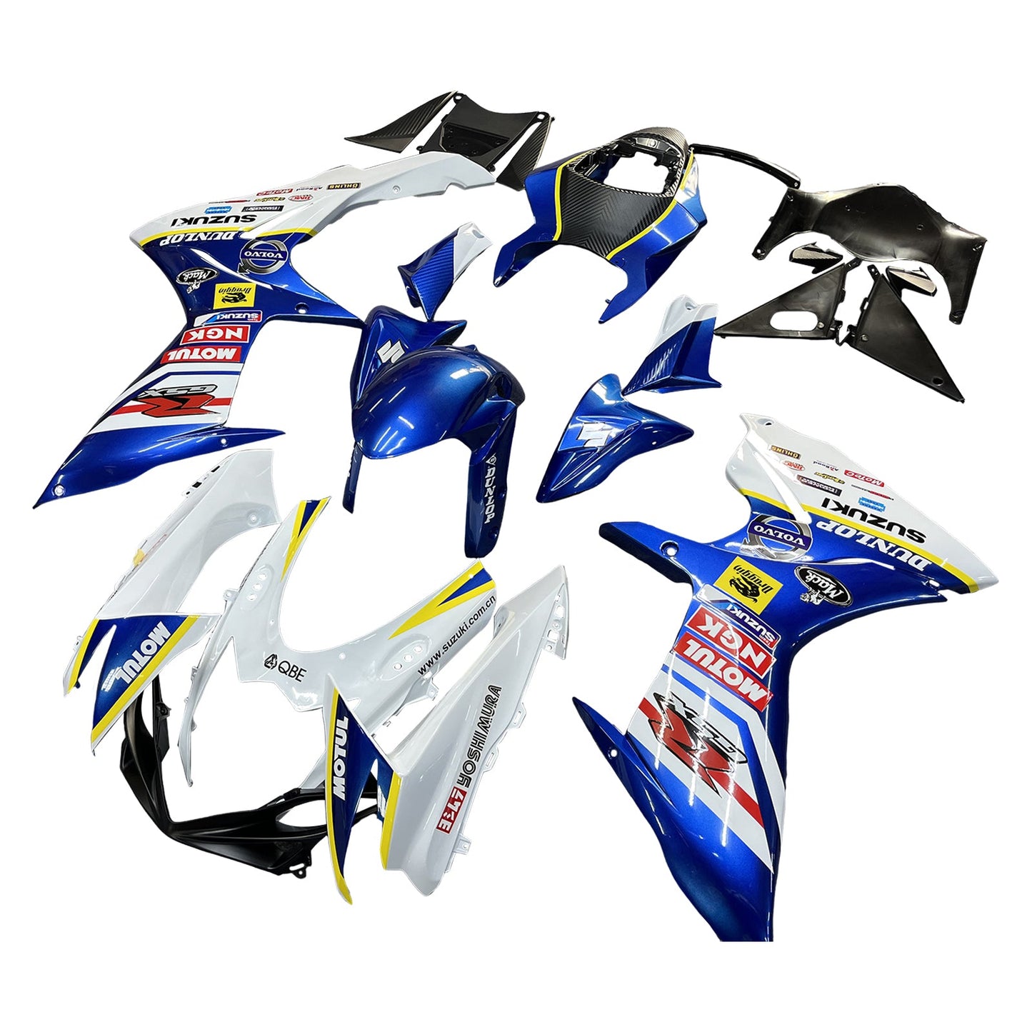2011-2024 Fairings Plastics Suzuki GSXR 600/750 K11 Blue White Dunlop Generic
