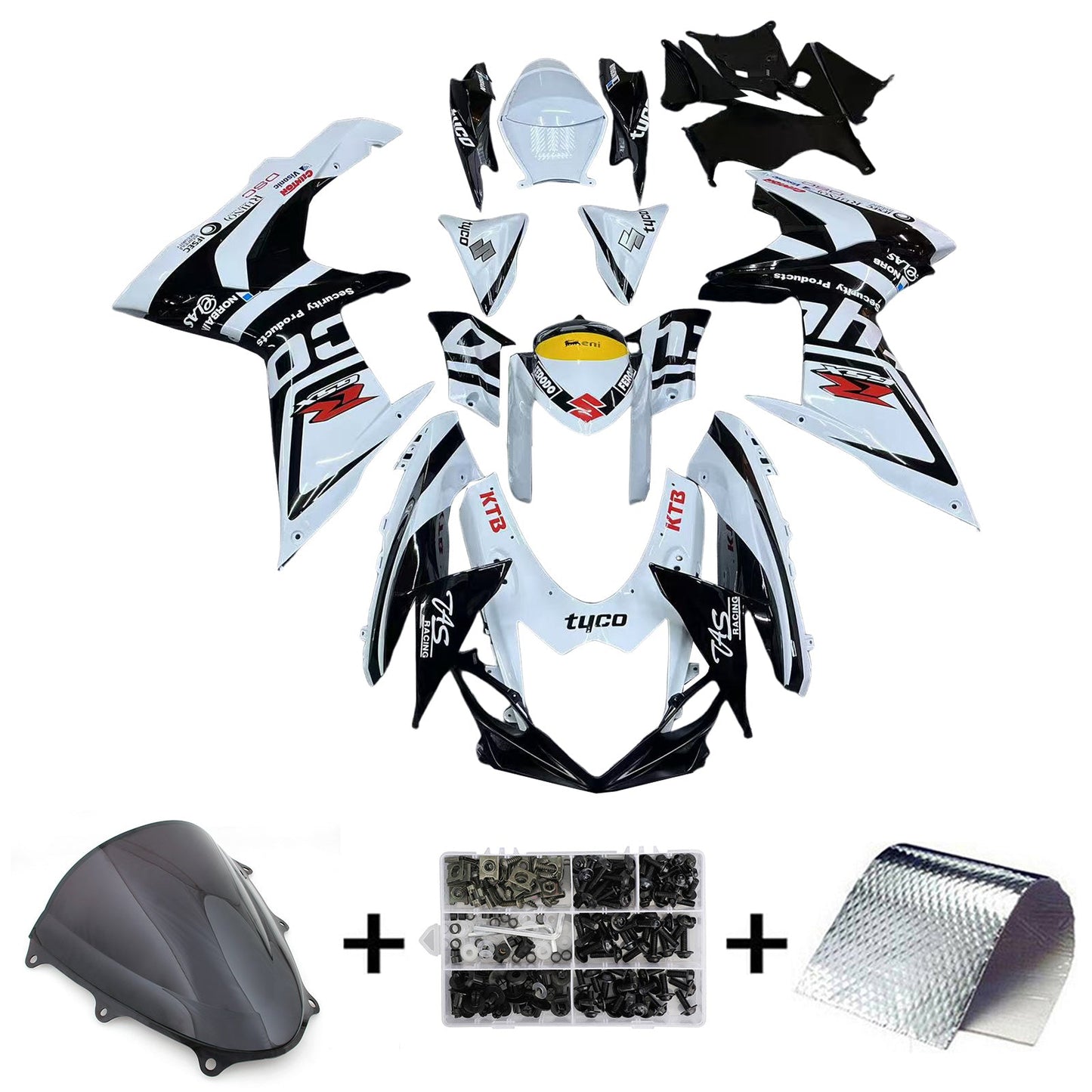 2011-2025 Suzuki GSXR 600/750 K11 Fairing Kit Bodywork Plastic ABS