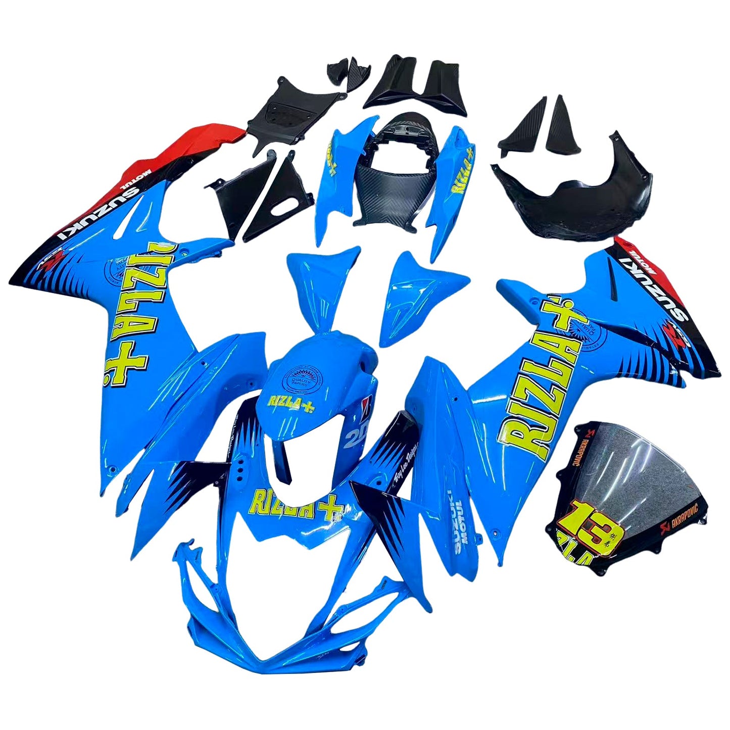 2011-2025 Suzuki GSXR 600/750 K11 Fairing Kit Bodywork Plastic ABS