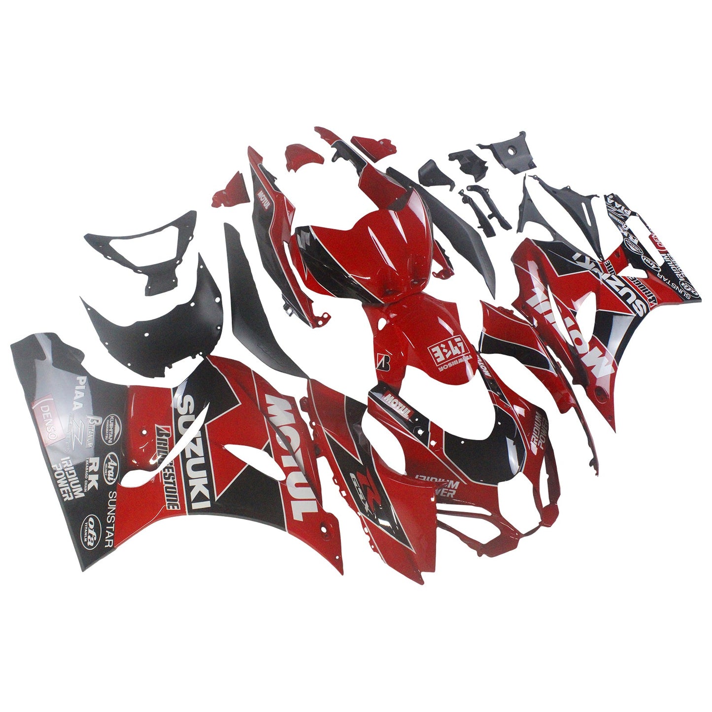 2017-2024 Suzuki GSXR1000 K17 Fairing Kit Bodywork Plastic ABS